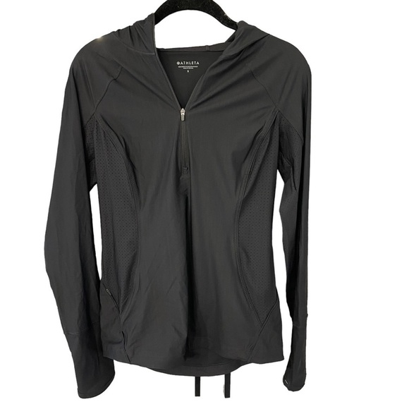 Athleta Pacifica II Hybrid Half Zip Hooded Water Sports Pullover, Size S - Picture 2 of 8